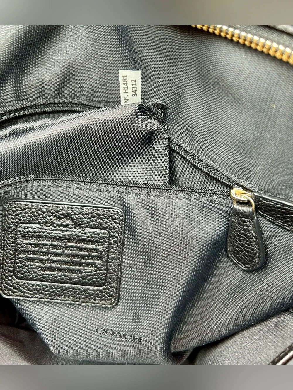 COACH Scout Hobo - Black Pebble Leather.